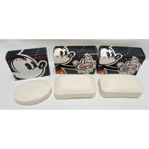 Lot of 5 Vintage 1990s Walt Disney Resorts Mickey Mouse Facial Bath Soap Shampoo - Picture 2 of 8